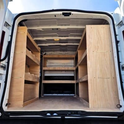 Professional hexa phenolic for commercial fleet vehicles by Ply Van Racking Ltd