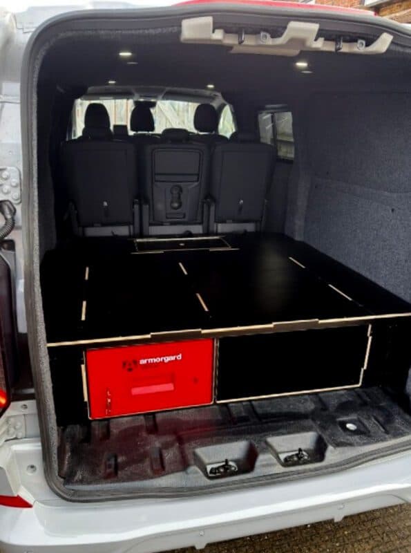 Drawer Unit with Secure Vault for Crew Cabs