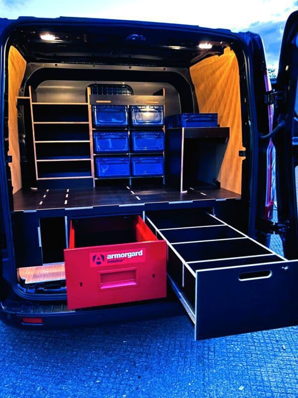 Secure Rack and Drawer Crew Cab System