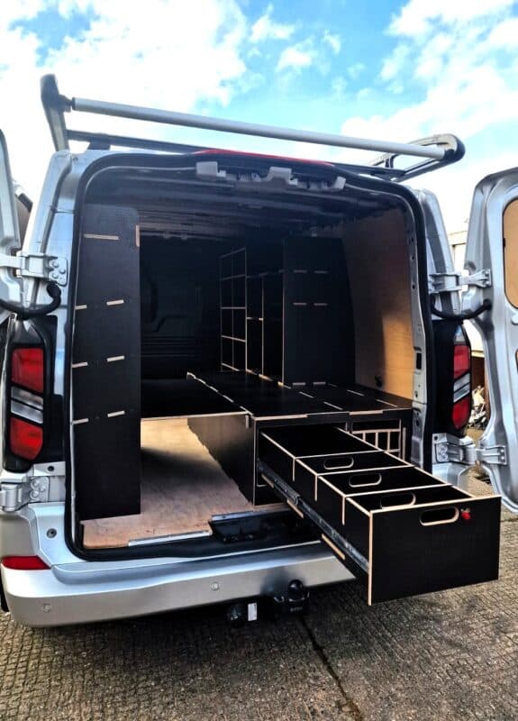 Raised Floor and Racking System for Upright Sheet Storage — image 1