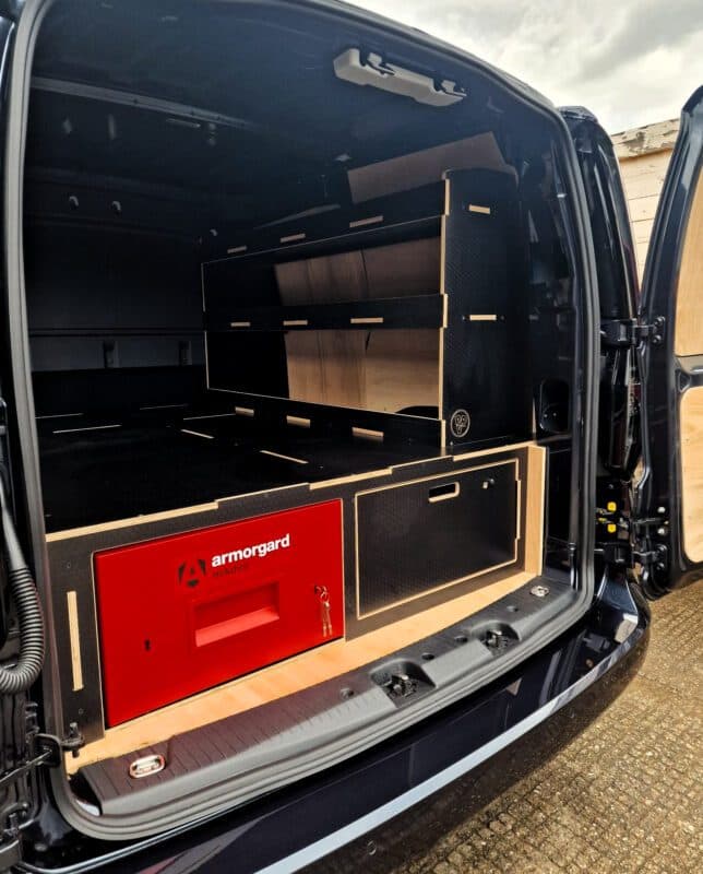 False Floor Drawer and Racking System for Small Vans — image 1