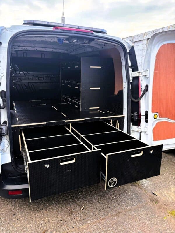 Racking and Three Drawer Unit for Small Vans — image 1