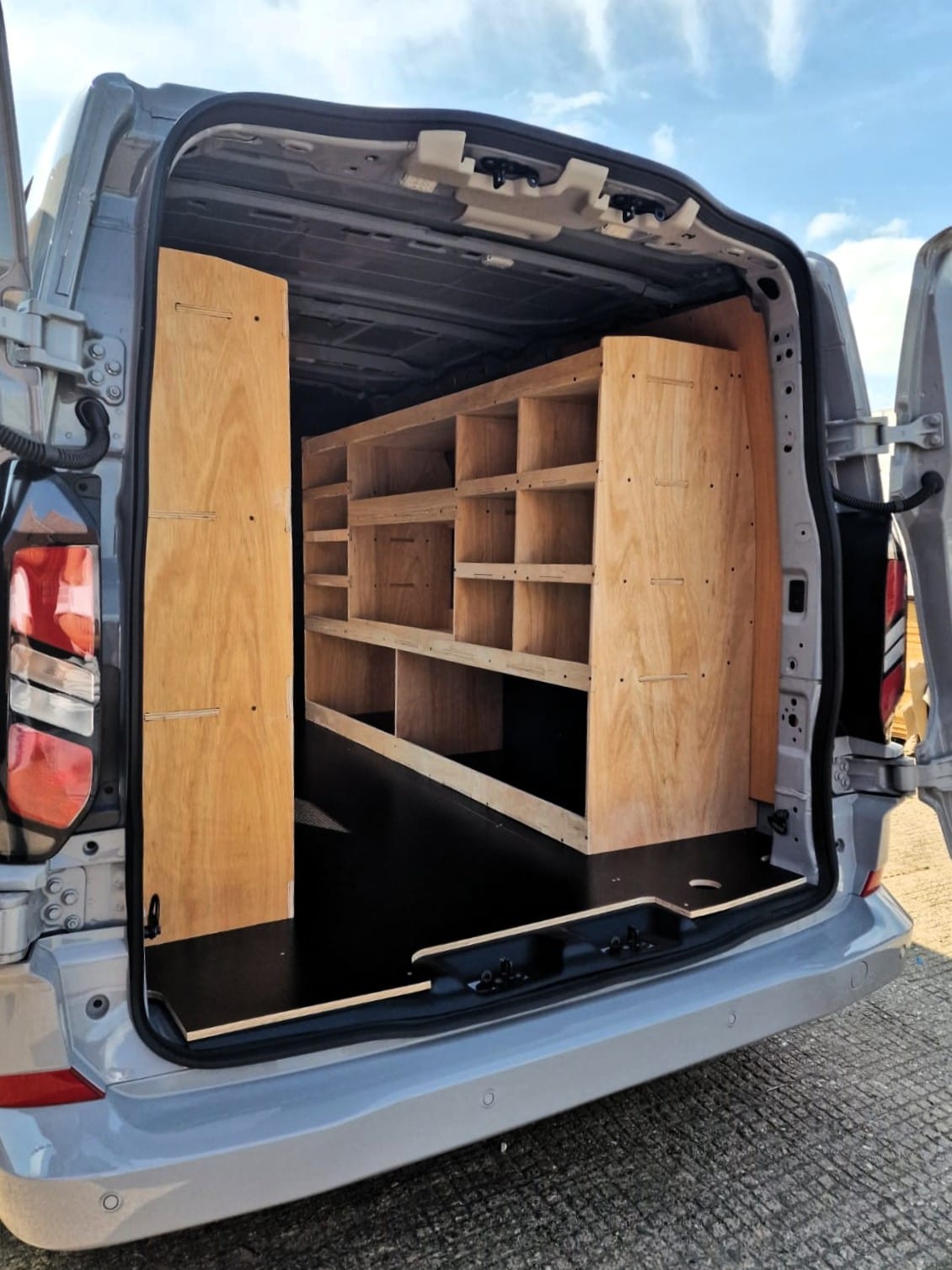 Multi-Section Shelving and Euro Box Racking | Ply Van Racking