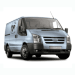 Ford Transit van with ply lining
