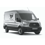 Ford Transit van with ply lining