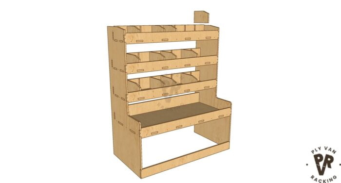 3 Tier Interchangeable Shelf With Large Base
