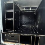 Carpet Fitter Racking and Drawer Solution by Ply Van Racking Ltd