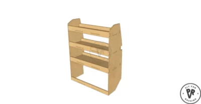 Shelf Racking, Designed to go over Wheelbox