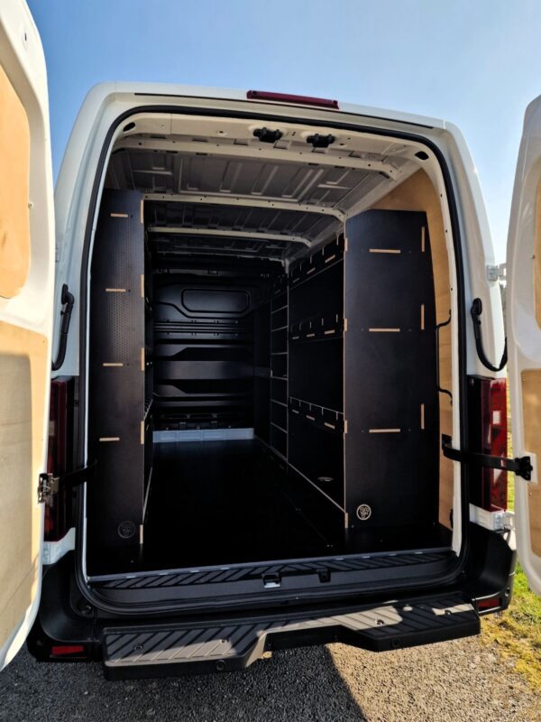 Dual Racking System for Large Vans by Ply Van Racking Ltd.