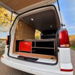 Raised floor with smart storage by Ply Van Racking Ltd