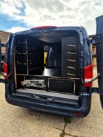 Raised Floor and Racking Unit for Twin Doors by Ply Van Racking Ltd