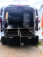 Professional small van racking and drawer unit designed for efficient storage by Ply Van Racking Ltd